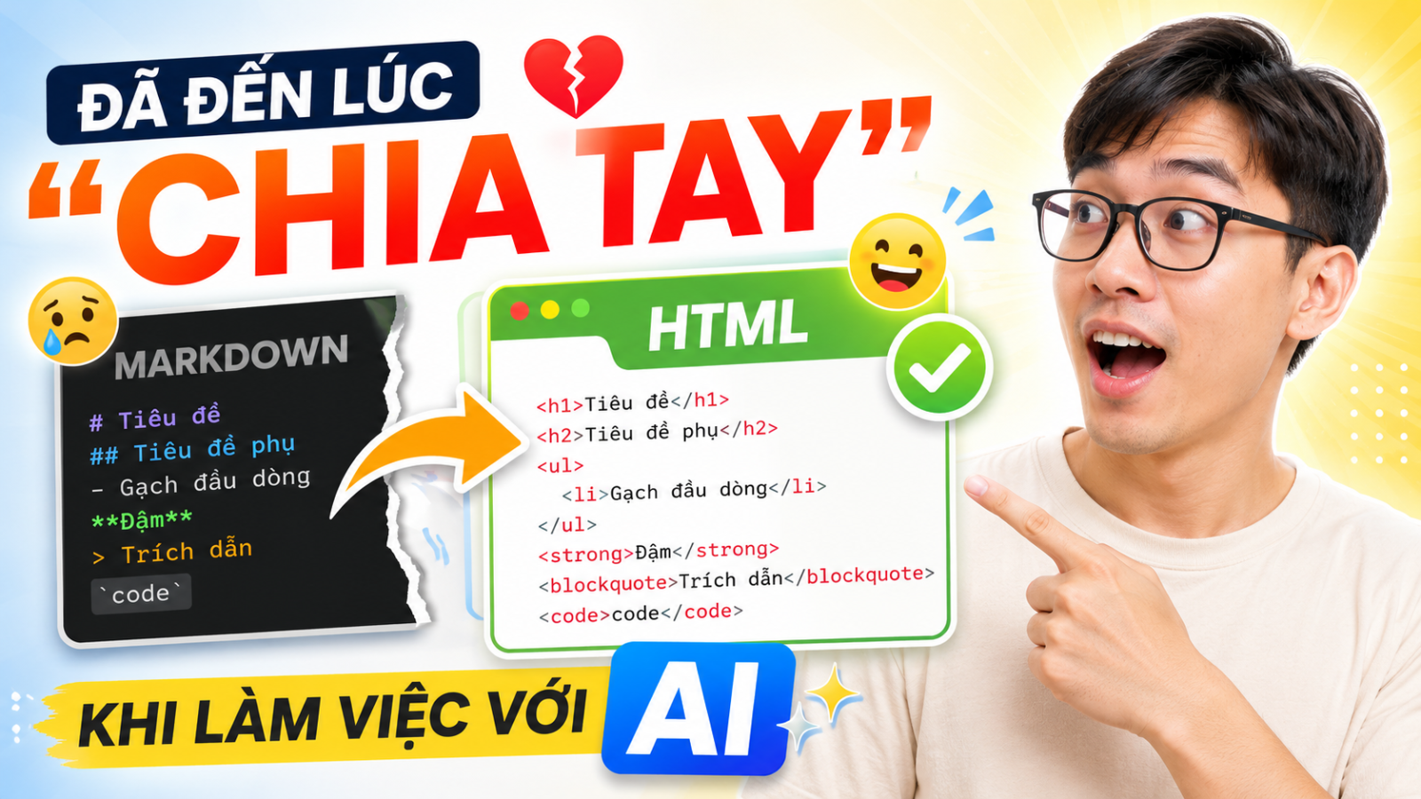 Đã đến lúc "chia tay" Markdown và chuyển sang HTML khi làm việc với AI?