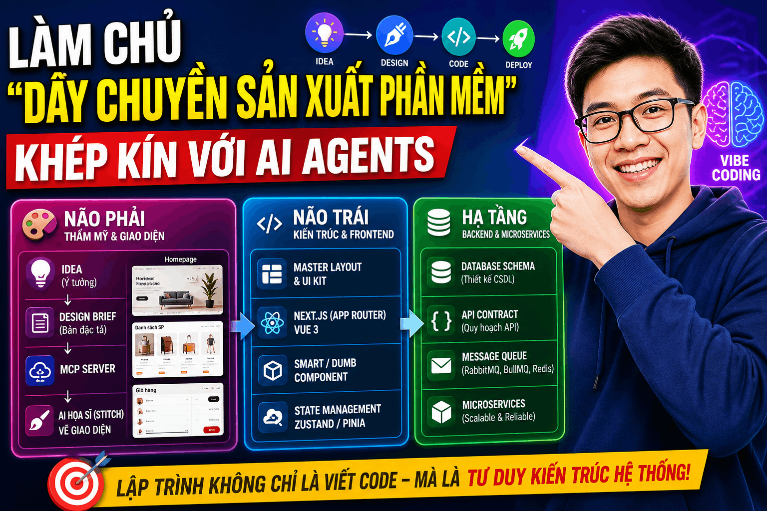 Làm Chủ "Dây Chuyền Sản Xuất Phần Mềm" Khép Kín Với AI Agents