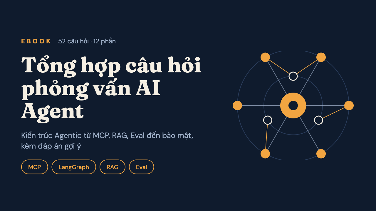 Tổng hợp câu hỏi phỏng vấn AI Agent & Kiến trúc Agentic