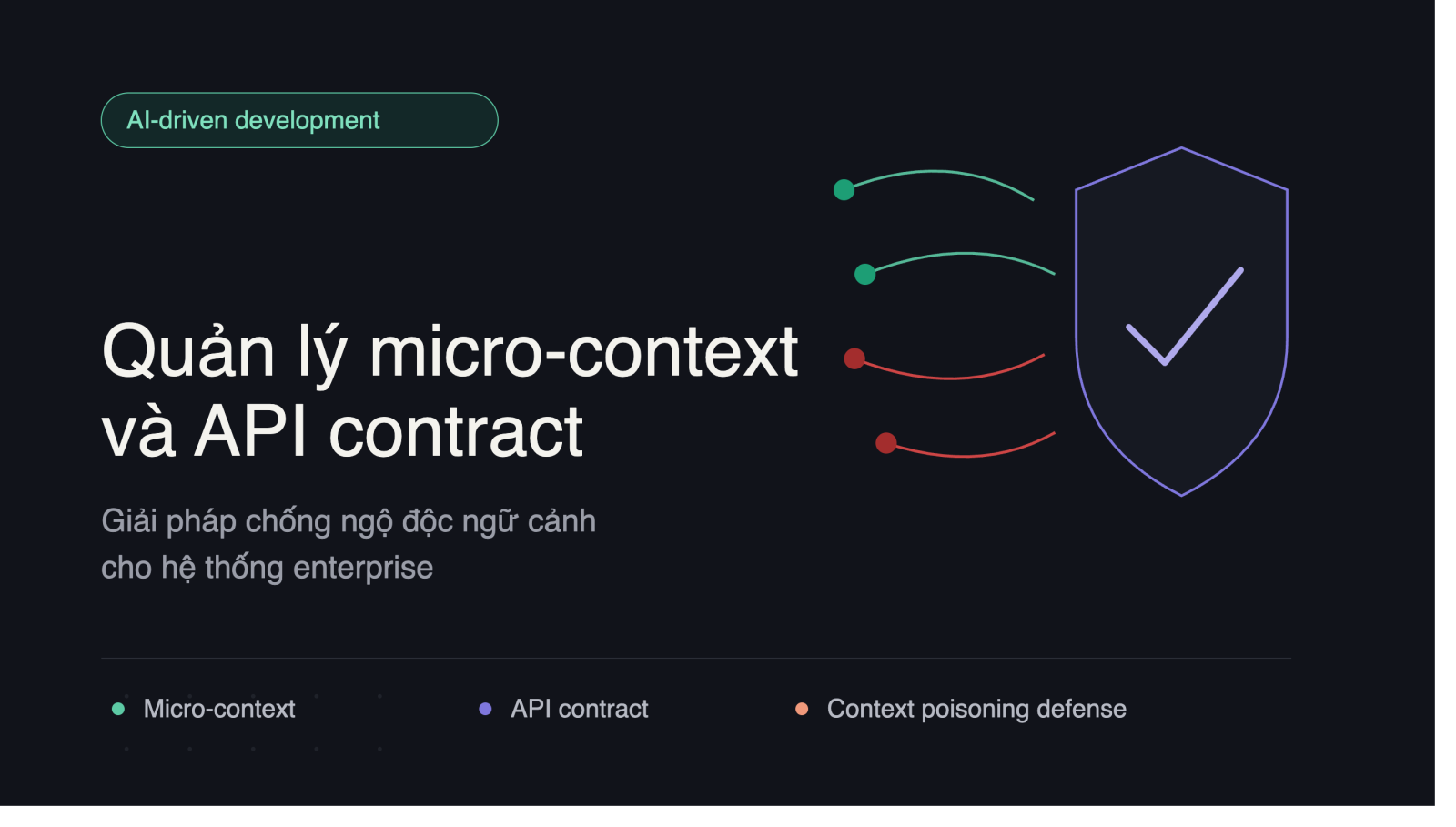 Kỹ thuật Quản lý Micro-Context và API Contract trong AI-Driven Development: Giải pháp Chống Ngộ độc Ngữ cảnh cho Hệ thống Enterprise
