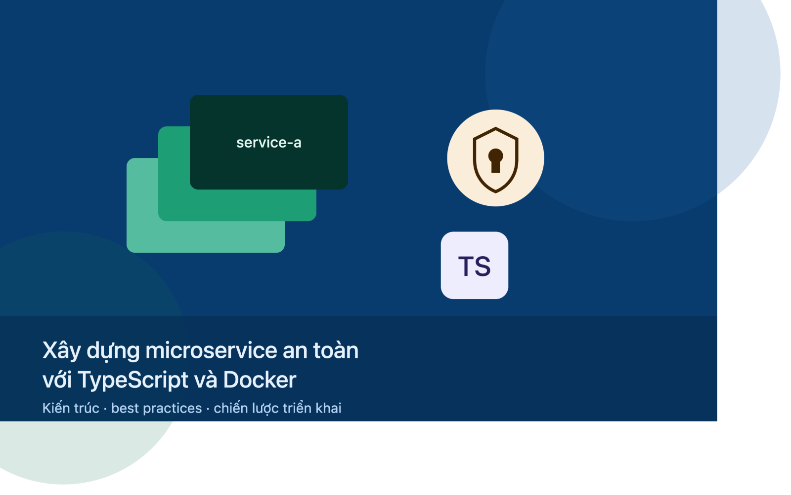 Xây dựng microservice an toàn với TypeScript và Docker: Kiến trúc, best practices và chiến lược triển khai