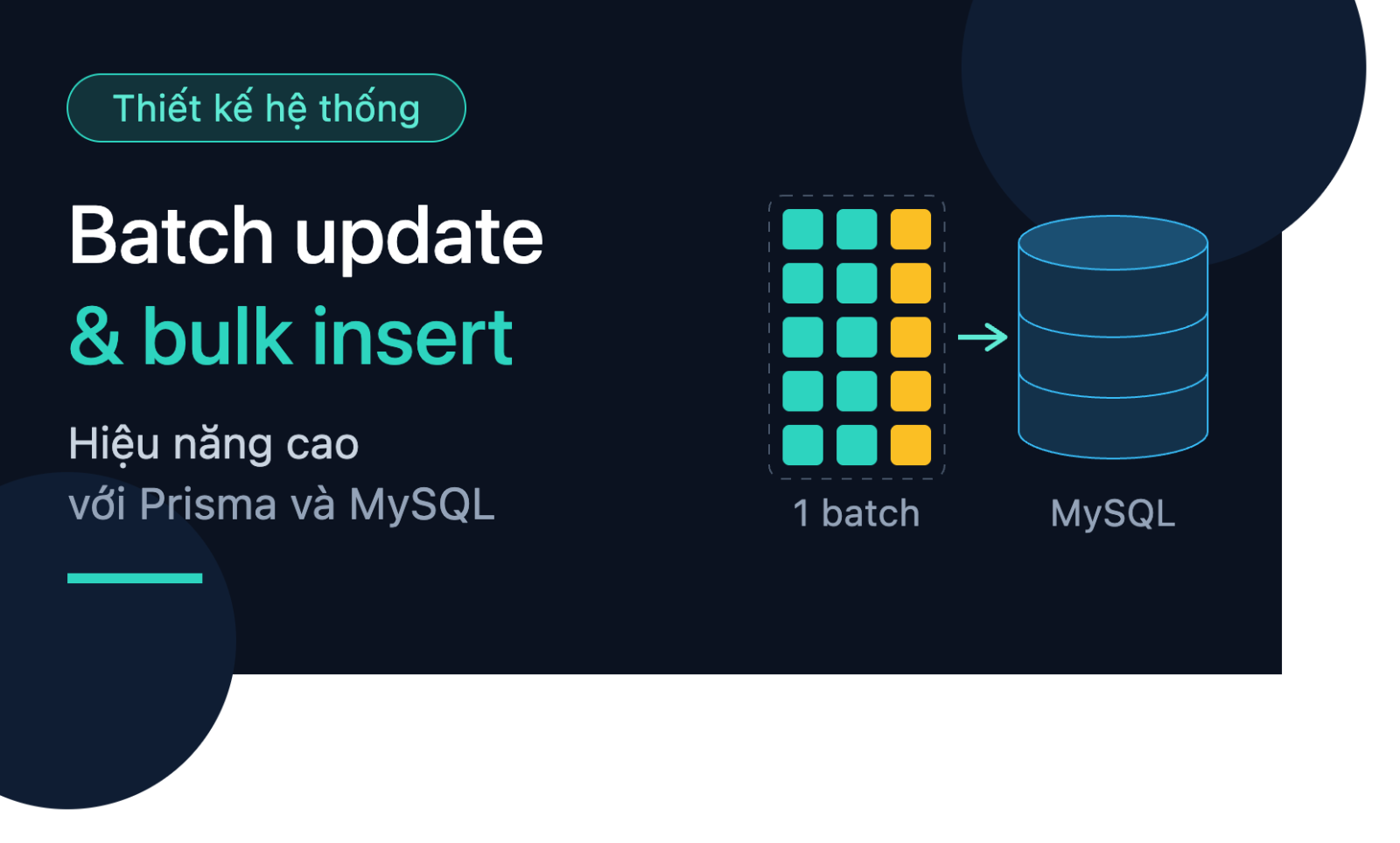 Kỹ thuật Thiết kế Hệ thống Xử lý Batch Update và Bulk Insert Hiệu năng cao với Prisma và MySQL
